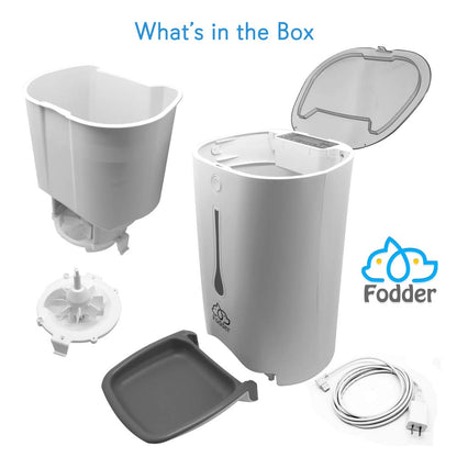 SLAPF30 - Intelligent Automatic Pet Food Dispenser - Digital Feeder with Voice Messaging Feature
