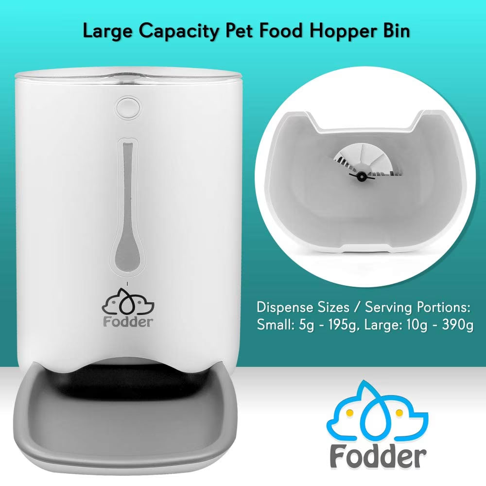 SLAPF30 - Intelligent Automatic Pet Food Dispenser - Digital Feeder with Voice Messaging Feature
